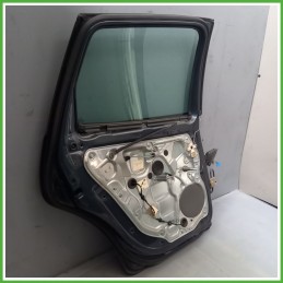 Porta Portiera Sportello Posteriore Sinistra SX GRIGIO SCURO F8 C7V VOLKSWAGEN POLO 9N Berlina 2001 2005 Originale Usato