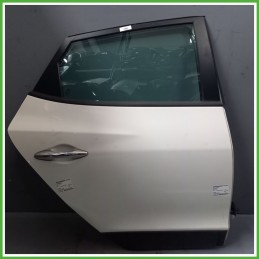 Porta Portiera Sportello Posteriore Destra DX BIANCO CREAMY WHITE TCW HYUNDAI ix35 SUV 2010 2013 Originale Usato