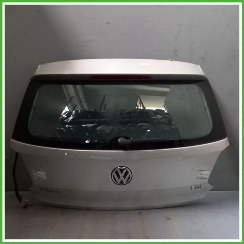 Portellone Bagagliaio Cofano Baule Posteriore VOLKSWAGEN POLO 6R 2009 2012 GRIGIO CHIARO 8E A7W Berlina Originale Usato