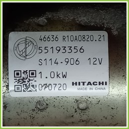 Motorino Avviamento HITACHI 12V 1.0Kw FIAT Grande Punto (2Y) 2005 S114.906 Usato