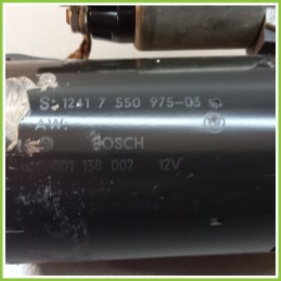 Motorino Avviamento BOSCH 12V BMW Serie 1 (E81/E87) 2007 0001138002 Usato
