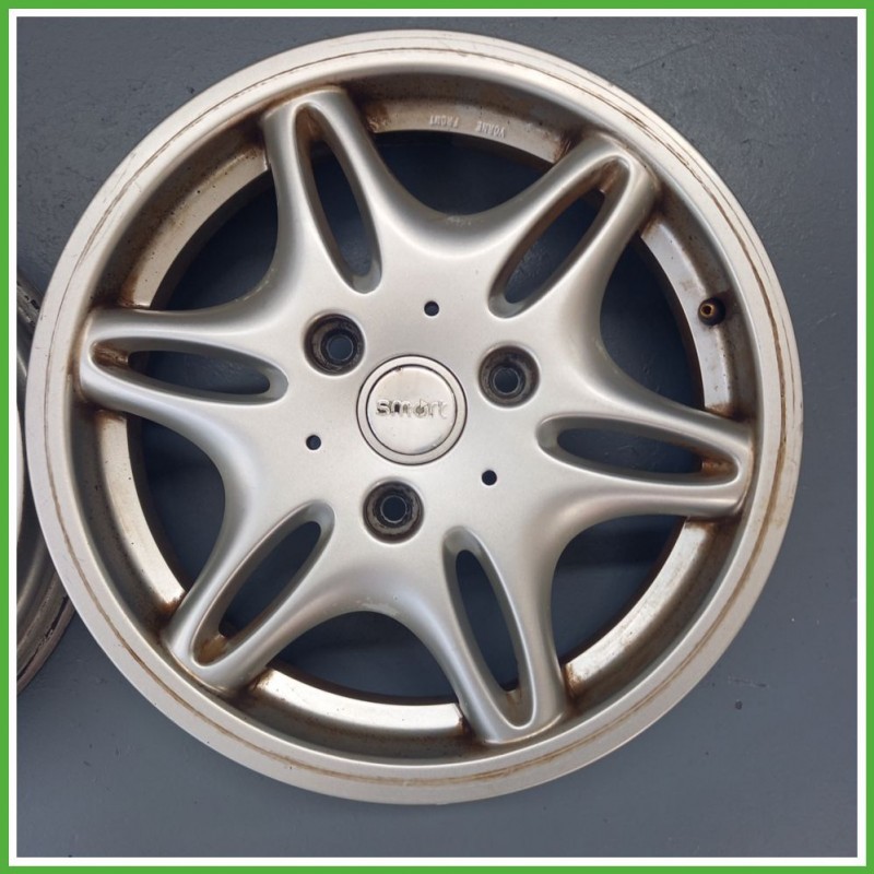 Cerchio Singolo in Lega SMART COUPE (C450) (dal 07/1998 al 01/2004) 15 pollici 15" 3.5J 3x112.5 ET 20.5 originale usato al pz