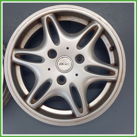 Cerchio Singolo in Lega SMART COUPE (C450) (dal 07/1998 al 01/2004) 15 pollici 15" 3.5J 3x112.5 ET 20.5 originale usato al pz