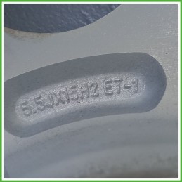 Cerchio Singolo in Lega SMART COUPE (C450) (dal 07/1998 al 01/2004) 15 pollici 15" 5.5J 3x112.5 ET 1 originale usato al pz