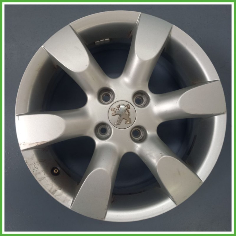 Cerchio Singolo in Lega PEUGEOT 307 (dal 04/2001 al 12/2006) 16 pollici 16" 6.5J 4x108 ET 31 originale usato al pz