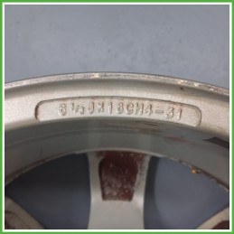 Cerchio Singolo in Lega PEUGEOT 307 (dal 04/2001 al 12/2006) 16 pollici 16" 6.5J 4x108 ET 31 originale usato al pz
