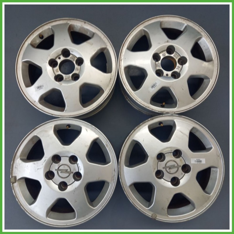 Cerchi in Lega OPEL ZAFIRA (T98) (dal 03/1999 al 12/2005) 15 pollici 15" 6.0J 5x110 ET 43 4pz originali usati