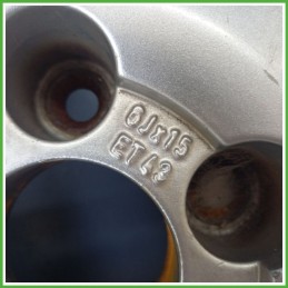 Cerchi in Lega OPEL ZAFIRA (T98) (dal 03/1999 al 12/2005) 15 pollici 15" 6.0J 5x110 ET 43 4pz originali usati