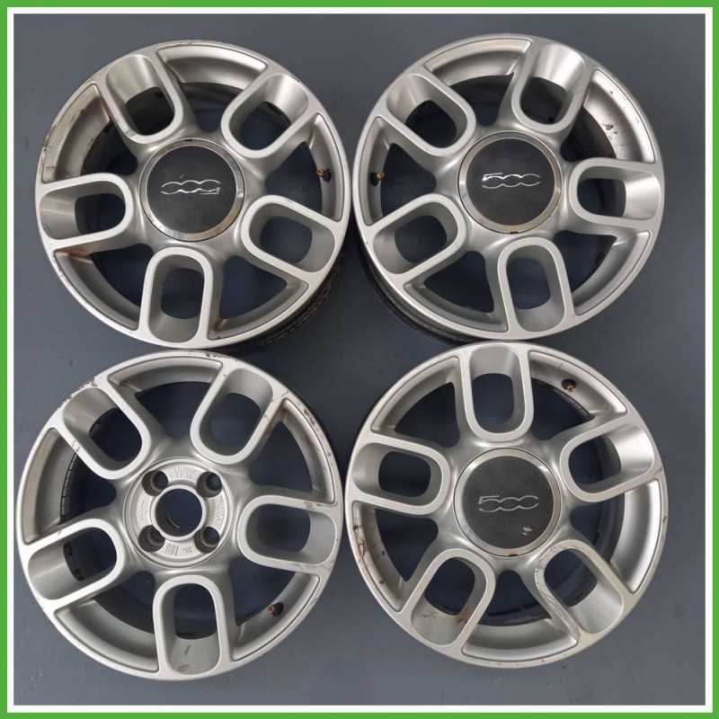 Cerchi in Lega FIAT 500 (3P) (dal 07/2007) 15 pollici 15" 6.0J 4x98 ET 35 4pz originali usati