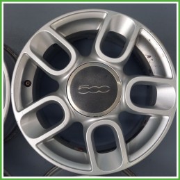 Cerchi in Lega FIAT 500 (3P) (dal 07/2007) 15 pollici 15" 6.0J 4x98 ET 35 4pz originali usati