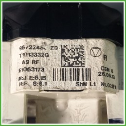 Comandi Clima AC Riscaldamento Condizionatore VALEO T1013332G PEUGEOT 208 1.4 8V 9819611580 2012 2015