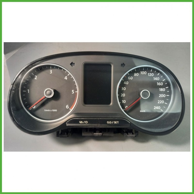 Quadro strumenti contachilometri tachimetro JOHNSON CONTROLS 2446147-07 VOLKSWAGEN POLO 6R 1.6 TDI 6R0920861H