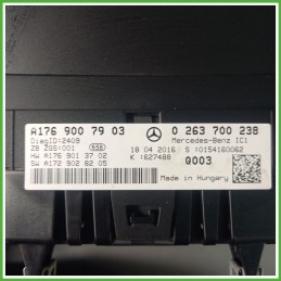 Quadro strumenti contachilometri tachimetro BOSCH 0263700238 MERCEDES-BENZ Classe A W176 A1769007903