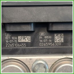 Centralina ABS Modulo Pompa BOSCH 0265956309 440500H100 TOYOTA AYGO 2a Serie Originale Usato