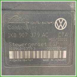 Centralina ABS Modulo Pompa ATE 10.0960-0359.3 1K0614517AEBEF VOLKSWAGEN TOURAN 1T Originale Usato