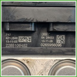 Centralina ABS Modulo Pompa BOSCH 0265956096 476601HB0C NISSAN MICRA K13K Originale Usato