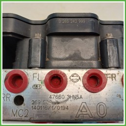 Centralina ABS Modulo Pompa BOSCH 0265956096 476601HB0C NISSAN MICRA K13K Originale Usato