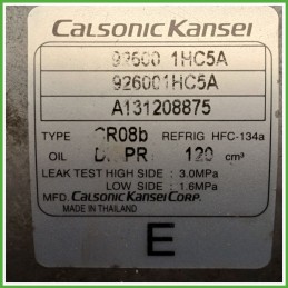 Compressore Clima AC Aria Condizionata CALSONIC CR8B NISSAN MICRA K13K 926003VB7D