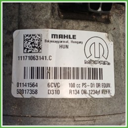 Compressore Clima AC Aria Condizionata MOPAR 6CVC FIAT DOBLO CARGO 4V 52216789