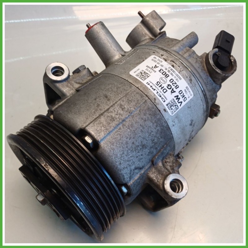 Compressore Clima AC Aria Condizionata DELPHI 6CVC-140 VOLKSWAGEN POLO 6R 1K0820808F