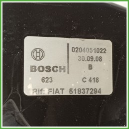 Servofreno Pompa Freni Depressore BOSCH 0204051022 FIAT MULTIPLA 1F 1.6 16V 51726720