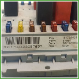Body Computer Centralina Modulo BCM BSI FIAT IDEA 4D/2S 1.4 16V 51739423 2003 2012