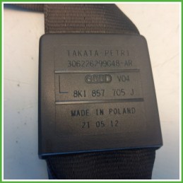Cintura di Sicurezza Anteriore Destro DX (Lato Passeggero) AUDI A4 8K 2.0 TDI 8K1857706AJV04 2011 2016 TAKATA