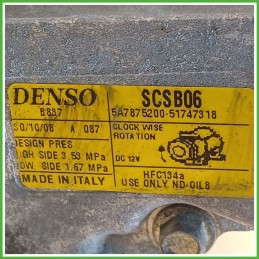 Compressore Clima AC Aria Condizionata DENSO SCSB06 FIAT PANDA 2Q 71797201