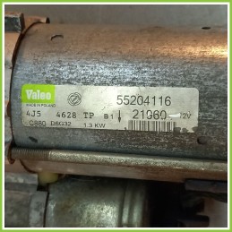 Motorino Avviamento VALEO 12V 1.3Kw LANCIA Musa (Tg) 2004 D6G32 Usato