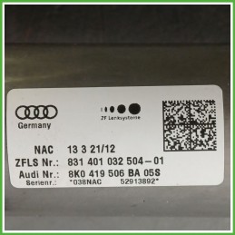 Piantone Sterzo Albero Servosterzo AUDI A4 8K 8K0419502M 831401032504-01