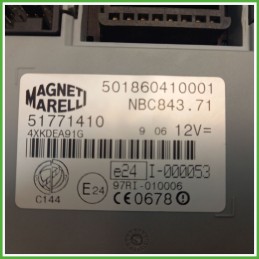 Body Computer Centralina Modulo BCM BSI MAGNETI MARELLI 501200410010 LANCIA YPSILON TE 1.2 8V 51771409 2003 2006
