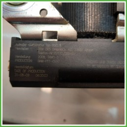 Cintura di Sicurezza Anteriore Sinistro SX (Lato Guida) VOLKSWAGEN PASSAT 3C 1.4 16V TSI 3C1857705PRAA 2005 2010 TRW 34077659