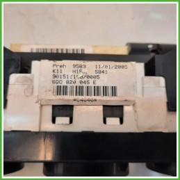 Comandi Clima AC Riscaldamento Condizionatore PREH 9583 VOLKSWAGEN POLO 9N 1.4 16V 6Q0820045E 2001 2005