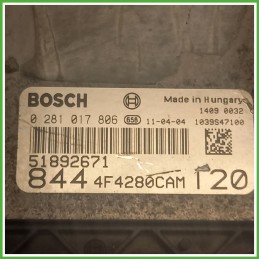 Centralina Motore Iniezione ECU BOSCH 0281017806 LANCIA DELTA TN 1.6 MJT 88kw 51892671 2011 2012