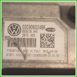 Centralina Motore Iniezione ECU MAGNETI MARELLI 4HV.BK SEAT IBIZA 6J 1.4 63kw 03C906024BK 2008 2013
