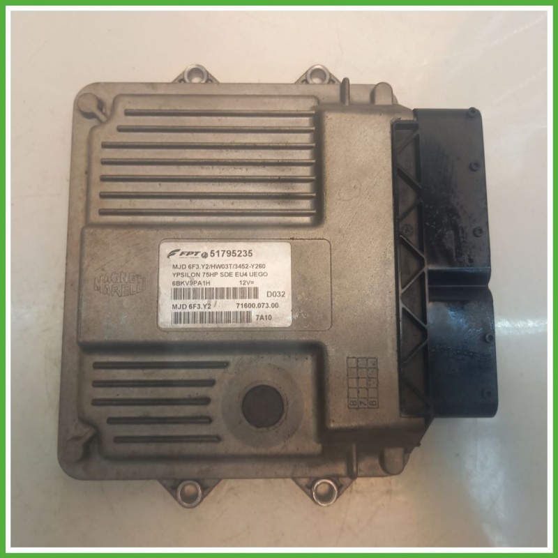 Centralina Motore Iniezione ECU MAGNETI MARELLI MJD6F3.Y2 LANCIA YPSILON TE 1.3 MJT 55kw 51795235 2006 2008