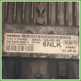 Centralina Motore Iniezione ECU SIEMENS 5WS40028M-T FORD FOCUS C-MAX CAP 2.0 100kw 1307095 2003 2008