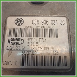 Centralina Motore Iniezione ECU MAGNETI MARELLI IAW4TV.JC VOLKSWAGEN POLO 9N 1.4 16V 55kw 036906034S 2001 2005