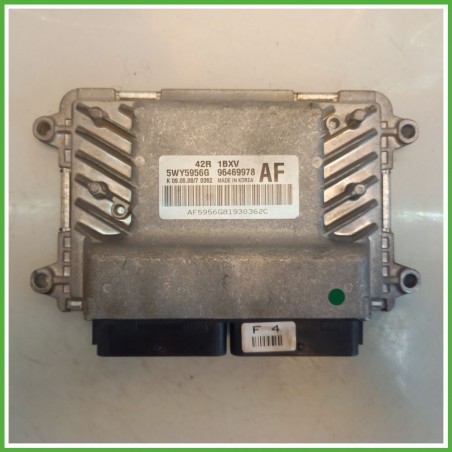 Centralina Motore Iniezione ECU CONTINENTAL 5WY5956G CHEVROLET (DAEWOO) AVEO T250 1.2 62kw 96469978 2008 2012