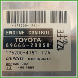 Centralina Motore Iniezione ECU DENSO 175200-4151 TOYOTA CELICA 1.8 16V 105kw 8966620050 1999 2006