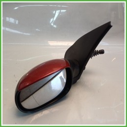 Specchio Specchietto Retrovisore Sinistro SX ROSSO LUCIFERO EKQ PEUGEOT 206 1998 2009 MAGNETI MARELLI Originale Usato