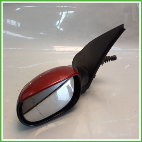 Specchio Specchietto Retrovisore Sinistro SX ROSSO LUCIFERO EKQ PEUGEOT 206 1998 2009 MAGNETI MARELLI Originale Usato
