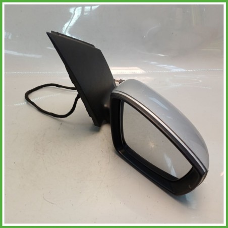Specchio Specchietto Retrovisore Destro DX GRIGIO CHIARO 8E A7W VOLKSWAGEN POLO 6R 2009 2012 FICOSA FICOMIRRORS Originale Usato