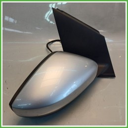 Specchio Specchietto Retrovisore Destro DX GRIGIO CHIARO 8E A7W VOLKSWAGEN POLO 6R 2009 2012 FICOSA FICOMIRRORS Originale Usato