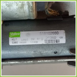 Motorino Avviamento VALEO 12V 1.3Kw FIAT Grande Punto (2Y) 2005 D6G32 Usato
