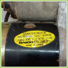 Motorino Avviamento MANDO 12V 0.9Kw HYUNDAI Accent 1994  Usato