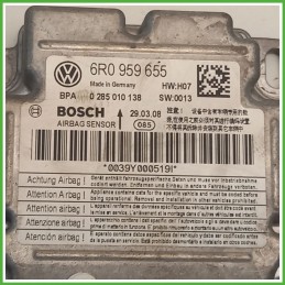 Centralina Airbag BOSCH 0285010138 SEAT IBIZA 6J 1.4 6R0959655LB19 2008 2013