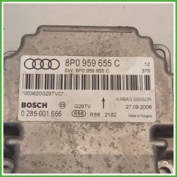 Centralina Airbag BOSCH 0285001666 AUDI A3 8P 2.0 16V TDI 8P0959655C 2003 2010