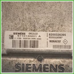 Centralina Motore Iniezione ECU SIEMENS S110140201A RENAULT CLIO 2a Serie 1.2 43kw 7700115161 2001 2010