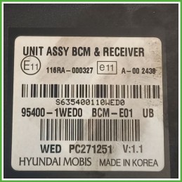 Centralina BCM Control Module MOBIS KIA RIO 3a Serie 1.1 954001WED0 2015 2017